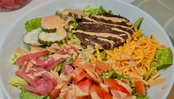 Cheeseburger-salad